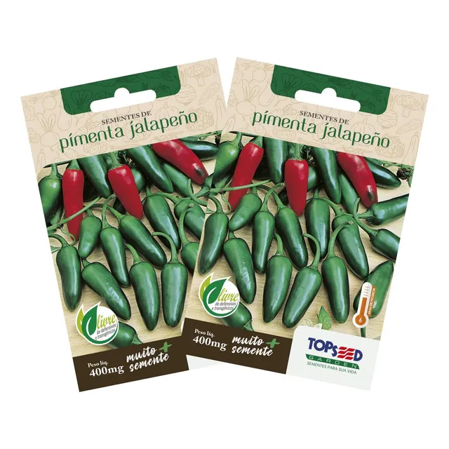 2x Sementes De Pimenta Jalapeno Topseed