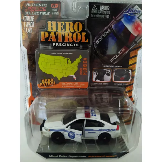 Carro Jada Colección 1:64 Hero Patrol Impala 2010 Nuevo