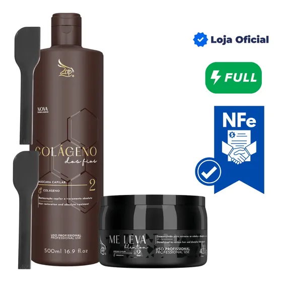 Zap Cosméticos - Colágeno Dos Fios 500ml + Blintox 400g