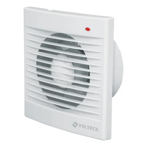 Extractor De Aire 5 Color Blanco Para Baño O Cuarto Volteck EXA-5B 127V