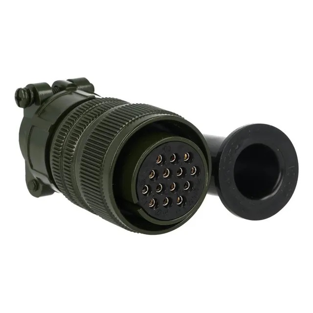 Conector Militar Plug Recto 14p Hembra Teknopower Tp-mpg-14