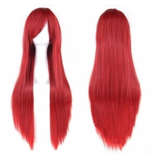 Peruca Longa Cosplay Liso 70 Cm + Cores Promoção Peruca Longa Cosplay Liso 70 Cm + Cores Promoção