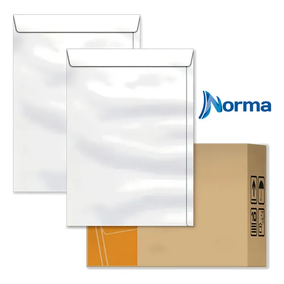 Sobre Blanco Manila Oficio Norma X 100 Unidades