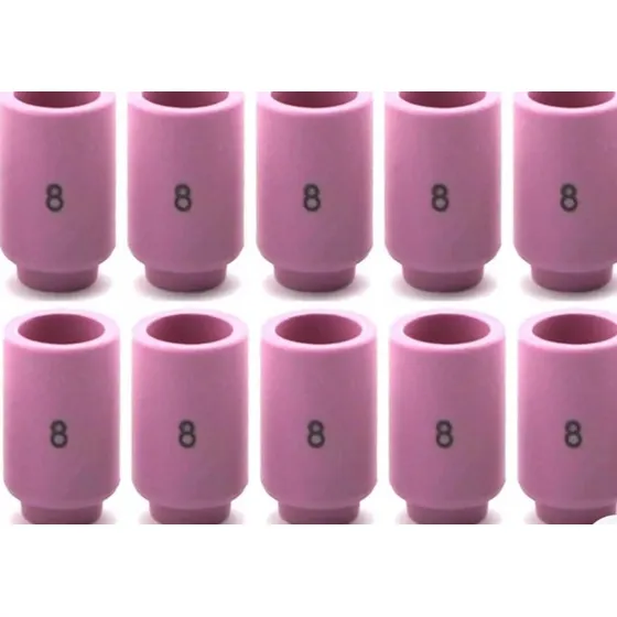 Bocal Tocha Solda Argonio Tocha Tig 13n12 10 Pcs  N8 