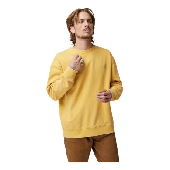 Poleron Hombre Loose Fit Yellow Vintage