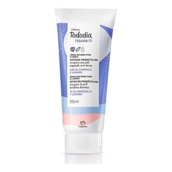Crema Hidratante Nocturna Natura Tododia Todanoite Lavanda