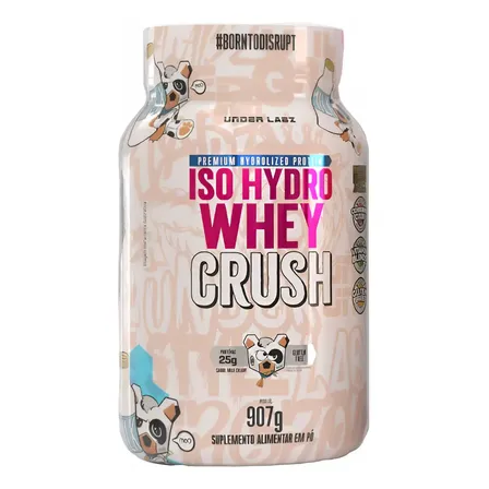 Iso Hydro Whey Crush 907g Milk Cream Under Labz Sabor Creme de leite