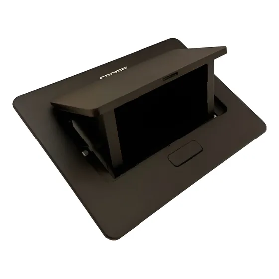 Caja De Mobiliario Pop-up 4 Modulos Negro Ip20 Crompton