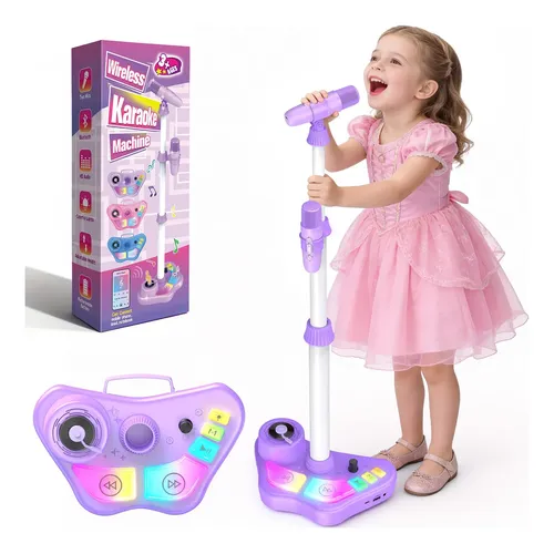 Juguetes para niños de 3 a 12 años, micrófono de karaoke para niños regalos de cumpleaños regalos para 5 6 7 8 9 10 11 12 años niñas niños juguetes para 4-11