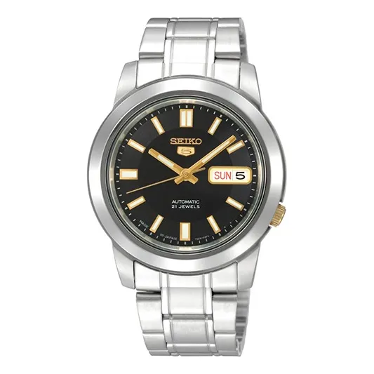Reloj Seiko Original Acero Inoxidable Y Automático Snkk17k1