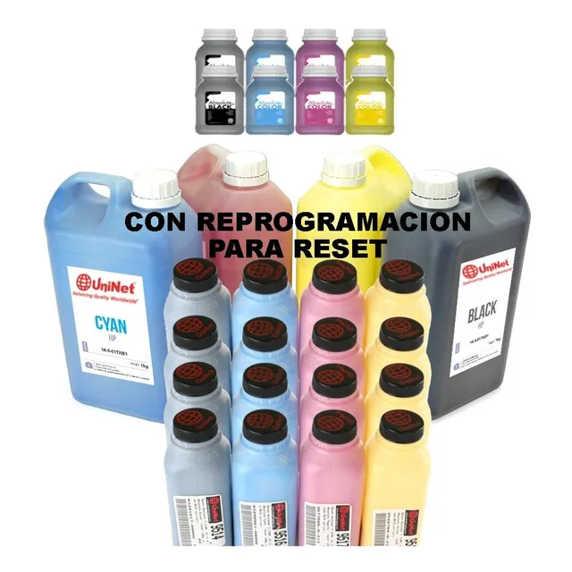 4 Media Libra (cuarto De Kg) Toner K M C Y Hp 410a M377dw
