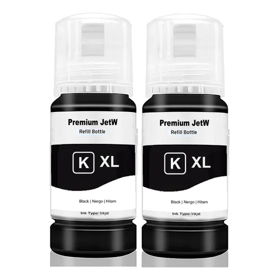 2x Tinta Xl Pigmentada M205 M100 M105 M1180 M2120 Para Epson Tinta 2x Preta Xl Pigmentada
