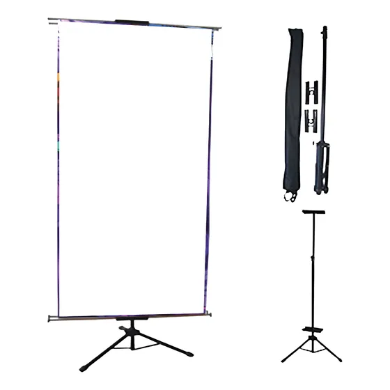 Tripode Porta Pendon Doble Cara O Sencillo 2,2 M X 1,50 M