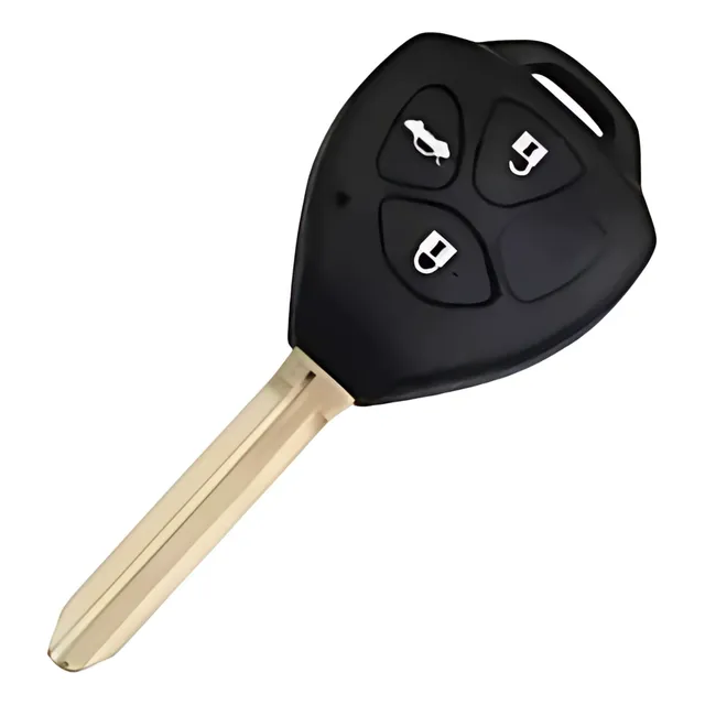 Carcasa + Llave Virgen Para Toyota Corolla 3 Bot Linea Vieja