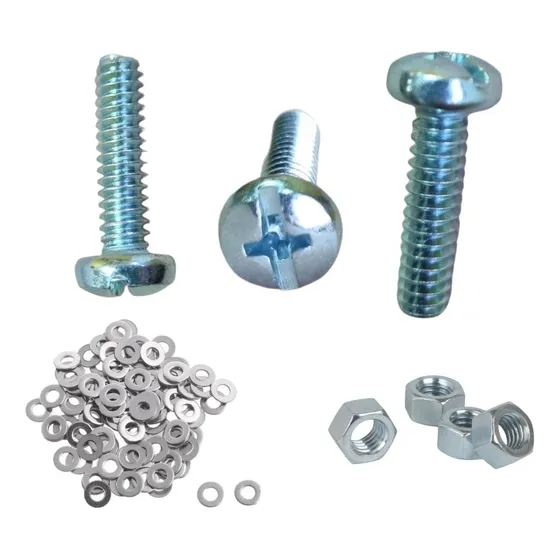 Perno Cabeza Rdon C/tuerca +goli Plana 100und 1/8x11/4