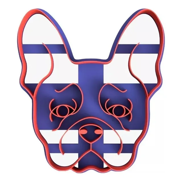 Caras De Perros De Diferentes Razas  Para Fondant Y Galletas