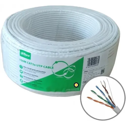 Dahua Bobina De Cable Technology Cat5e Negro 100 Metros