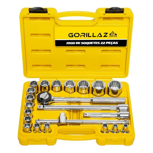 Kit Catraca Pneumática 1/2 Pol ForteG FG8930 Reversível 69Nm com