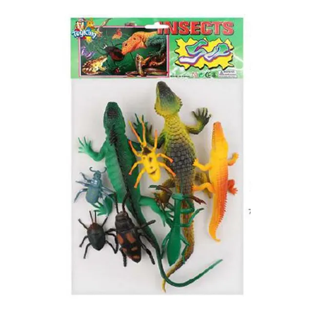 Brinquedos Emborrachado Coleção Insetos Dinossauro Lagartos 