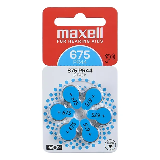Pila De Audifono Maxell 675