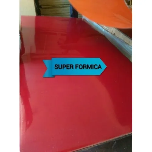 Formica Lamina Decorativa Rojo Alto Brillo