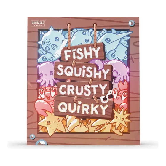 Juego De Cartas Unstable Games Fishy Squishy Crusty Quirky K