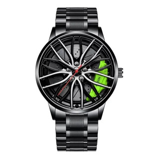 Reloj De Pulsera Para Hombre - Rueda De Coche Reloj De Pulsera Para Hombre - Rueda De Coche
