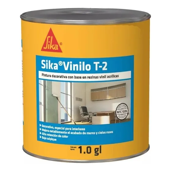 Sika Vinilo T-2 Blanco 1gl - gal a $62100