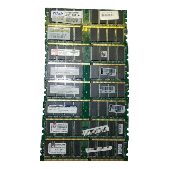 Memorias Ddr O Ddr1 De 1gb X 2 Unidades
