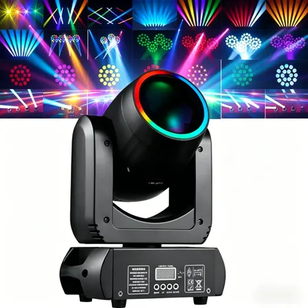 230w Moving Head Led Beam Rgbw Prisma E Gobo Giratório Dmx 127/220v