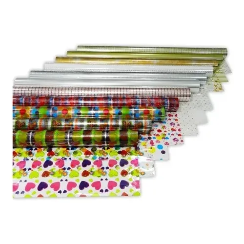 Rollo De Papel Celofán Fantasía Diseño Pliego Ok De 70cm