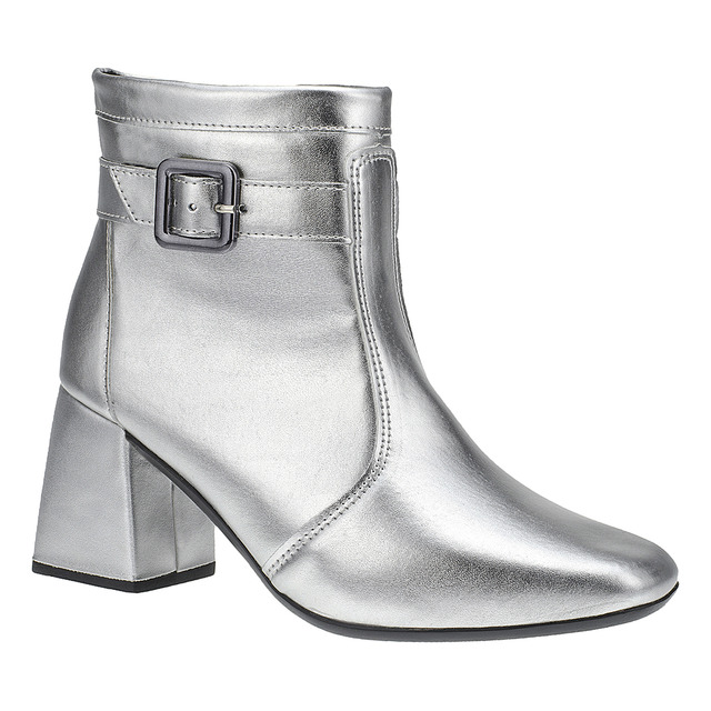 Bota Feminina Salto Bloco Grosso Cano Curto Coturno Western Bota Feminina Salto Bloco Grosso Cano Curto Coturno Western