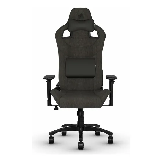 Silla de Escritorio Corsair T3 Rush Gamer Ergonómica Charcoal con Tapizado de Tela