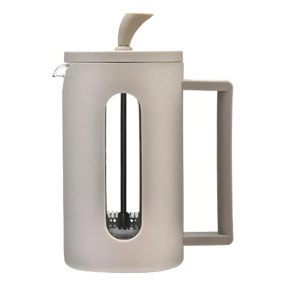 Cafetera Oroley Prensa Francesa Roma 600ml Nude Color Gris