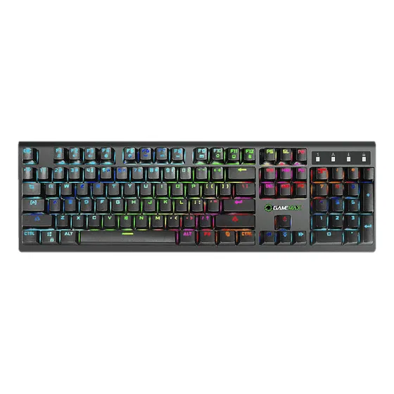 Teclado Mecánico Gamemax Kg901 Gaming Rgb Red Switch Otiesca