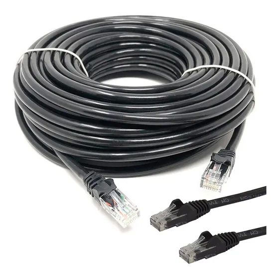 Cable Utp Cat 6 Gigabit Red Internet Ponchado X 20m Exterior
