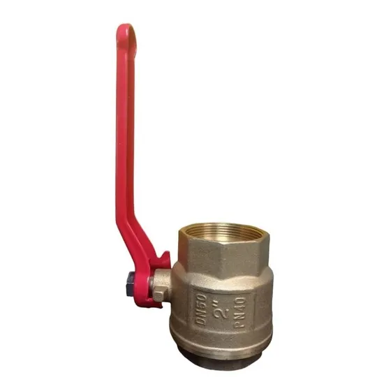Llave De Paso  2  Bronce / Galvanizada