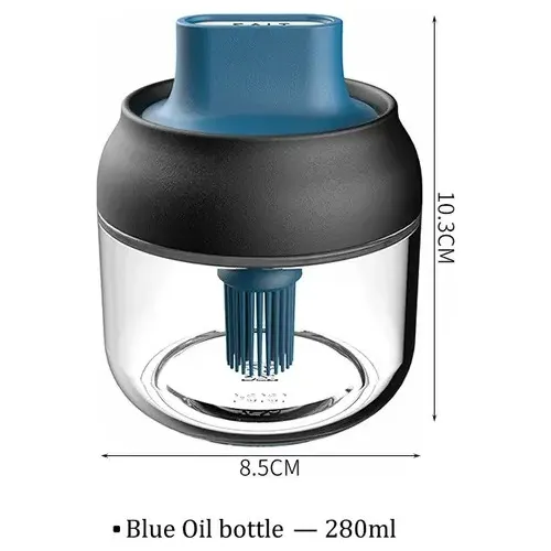 Recipiente Dispensador Aceite Miel Condimento Vidrio Setx3