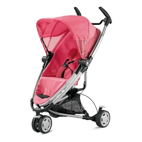 Coche Bebe Quinny Zapp Xtra 2 Travel System 3 Ruedas Capota Color Rosa Color del chasis
