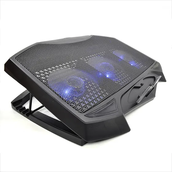 Base Refrigerante Laptop 3 Ventilador, Luz Led Diseño Ultra