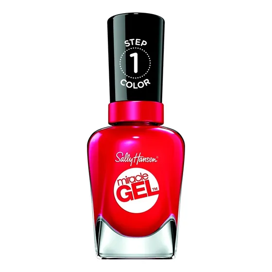 Esmalte de uñas color Sally Hansen Miracle Gel de 15mL de 1 unidades color Red eye