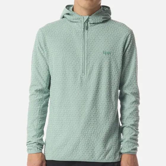 Polerón Teen Boy Mild Nano-f 1/4 Zip Turquesa Lippi I26
