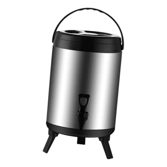 Ollas De Barril Aisladas De Acero Inoxidable, 10l