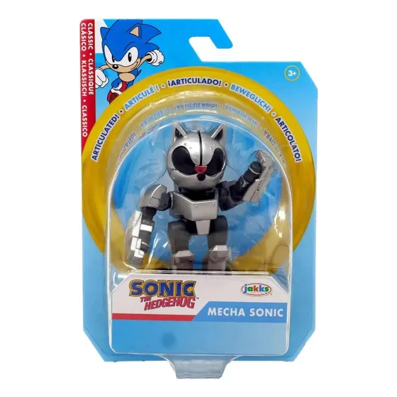 Sonic The Hedgehog Wave 15 Mecha Sonic Mini Figura De 2,5 Po