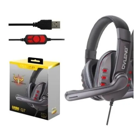 Audífonos Auriculares Con Micrófono Usb Ovleng Q7