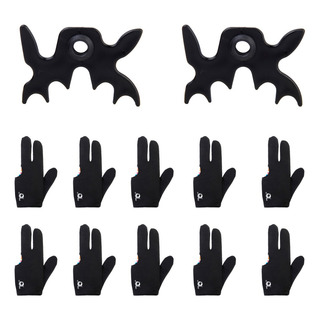 A Paquete De 10 Guantes De Billar, For Usar En La Mano A Paquete De 10 Guantes De Billar, For Usar En La Mano