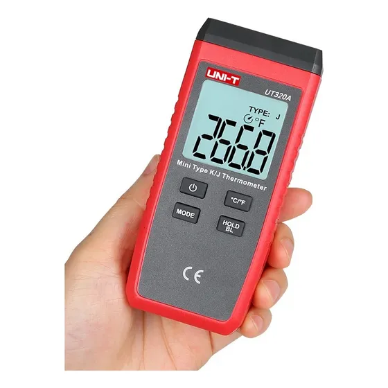 Termometro Digital Termopar Tipo K J -50-1300c Uni-t Ut320a
