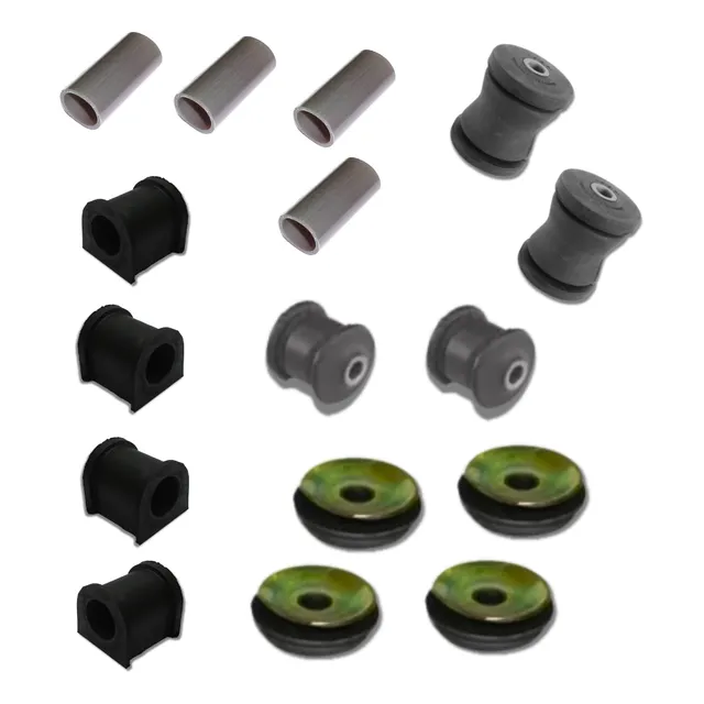 Kit X16 Bujes Delanteros + Eje Trasero Vth P/ Corsa Classic