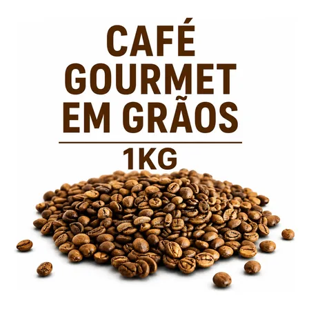 Café Notas Chocolate E Caramelo Gourmet Grão Torra Média 1kg