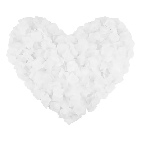 1000 Pétalos Rosas Artificiale Para Eventos Bodas Decoración Color Blanco